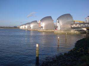The London River Thames flood barrier